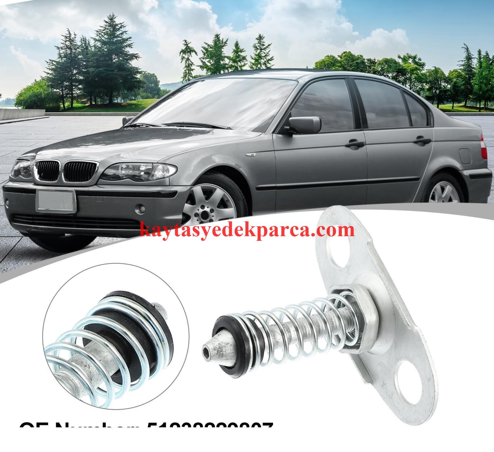 51238229807-8229807-BMW-KAPUT KİLİDİ E46/X5 ÜST       (FPJ000061 İLE AYNI)