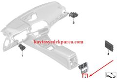 64226806814-6806814-BMW-KALORİFER ARKA ORTA IZGARASI