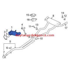 18328684697-8684697-BMW-EGZOZ BASINÇ SENSÖRÜ HORTUMU F32LCIG12G01 B48