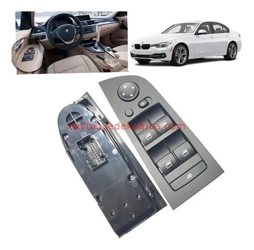 61319217332-9217332-BMW-CAM DÜĞMESİ E90 KATLANIR SİYAH