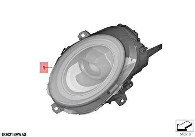 BMW-63118737593-FAR SOL LETLI MİNİ
