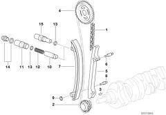 BMW-11311722667-ZİNCİR GERGİSİ M50