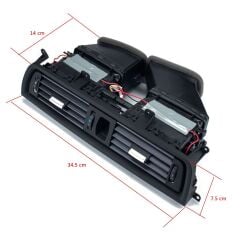 WEN-64229209136S-KALORİFER IZGARASI F10 NİKELAJLI SET