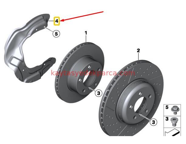 34106873417-6873417-BMW-FREN DİSK SACI SOL F20 F30
