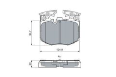 BMW-34108844368-FREN BALATASI ÖN G20 M