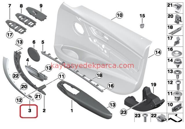 61319370403-9370403-BMW-CAM DÜĞMESİ