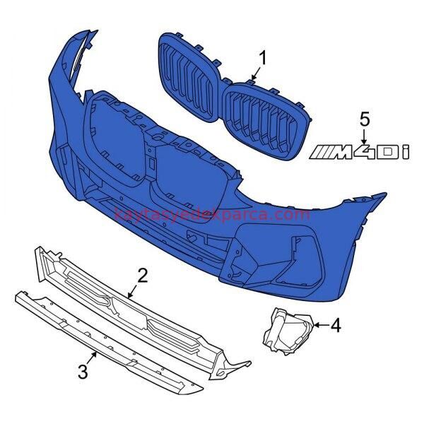 51235A35FD6-5A35FD6-BMW-MOTOR KAPUT KİLİDİ F70