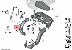 BMW-13718506702-TEMIZ HAVA BORUSU
