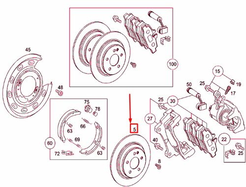 A6394230112-OPT-FREN DİSKİ, W639 VT ARKA