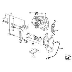 BMW-34116794915-FREN BALATASI ÖN E60/E65/E66