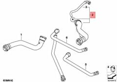 BMW-17123445893-RADYATÖR ÜST HORTUM X3
