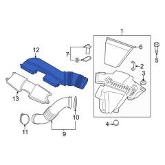 BMW-13717588279-HAVA KANALI X1 E84