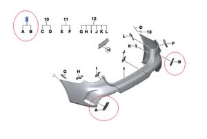 BMW-51129498618-TAMPON BRAKETİ SAĞ
