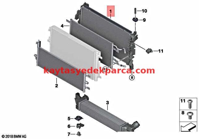 17117617631-BHR-RADYATÖR F55 MİNİ COOPER