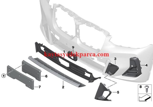 51115A0F321-5A0F321-BMW-TAMPON ÖN G26