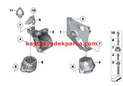 22116768799-6768799-B.W-MOTOR KULAĞI LASTİK E87/E90/L