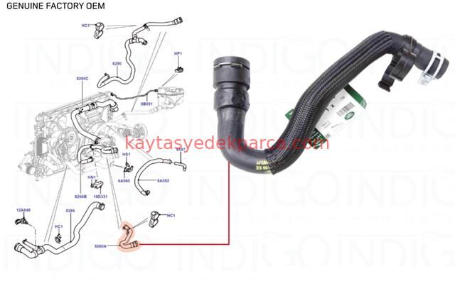 LR044291-R044291-EUR-KALORİFER HORTUMU