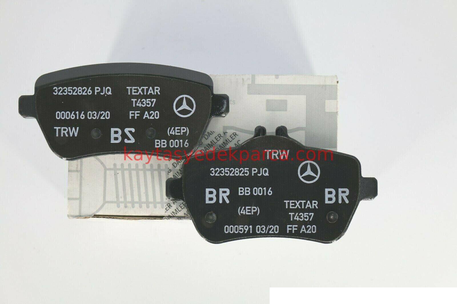A0084200820-TEX-FREN BALATASI, W222 ARKA AMG SPOR PAKET