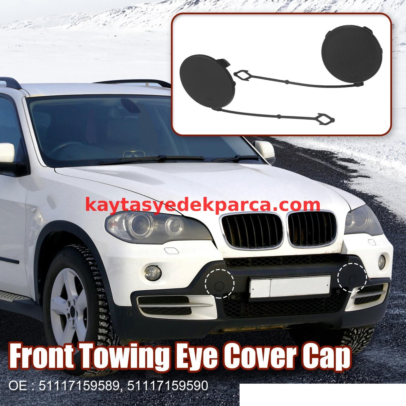 51117159589-7159589-BMW-ÇEKİ KAPAĞI E70/L ÖN