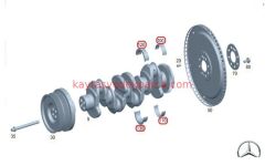 A6510330101T-330101T-KİN-ANA YATAK, OM651 C220-250 CDI STD DIŞTAN 020