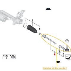 BMW-32106874852-DİREKSİYON KUTUSU F30/F20