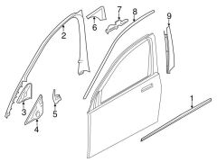 BMW-51337177948-DİREK KAPLAMASI F01/R CROM