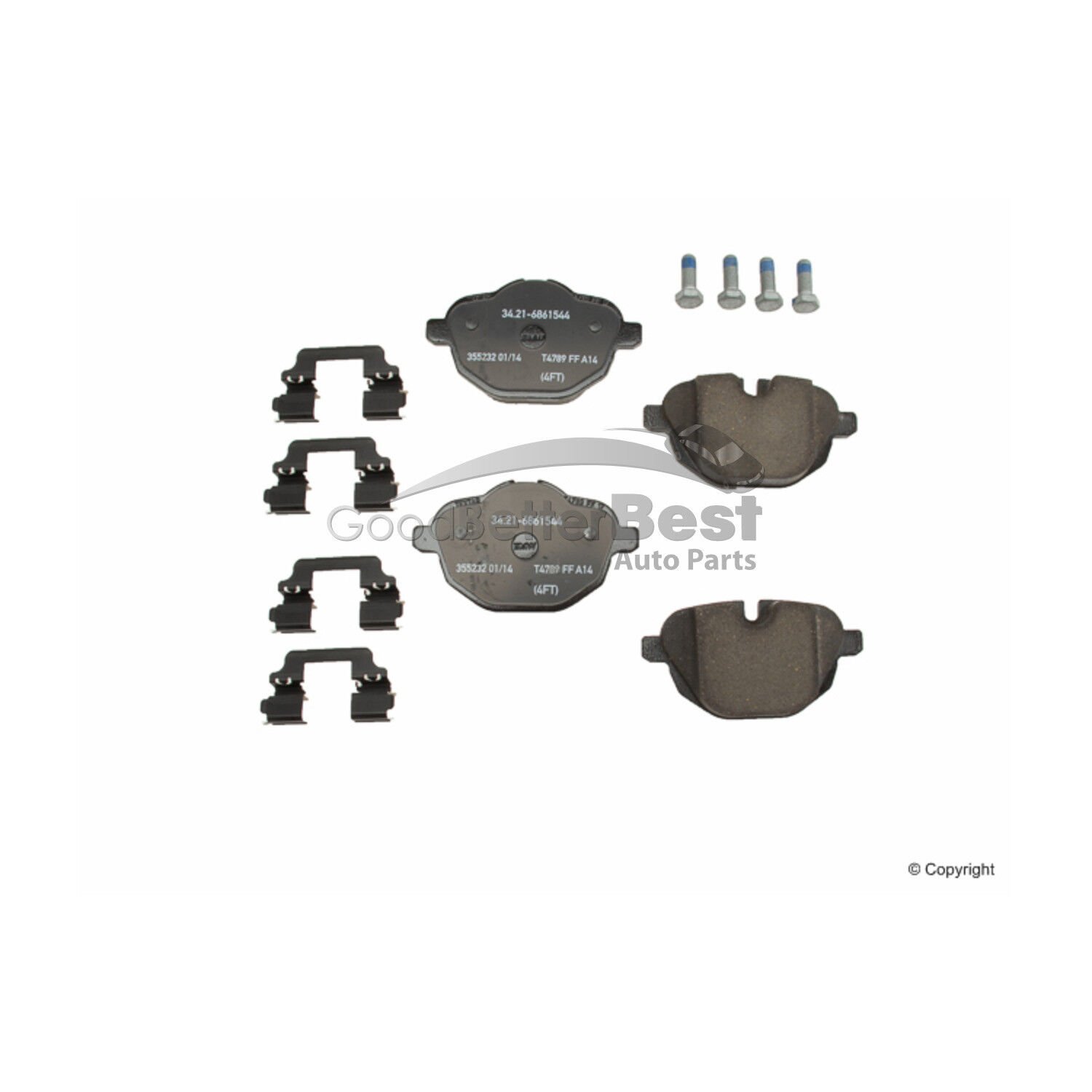 BMW-34216862202-FREN BALATASI ARKA G30 F10