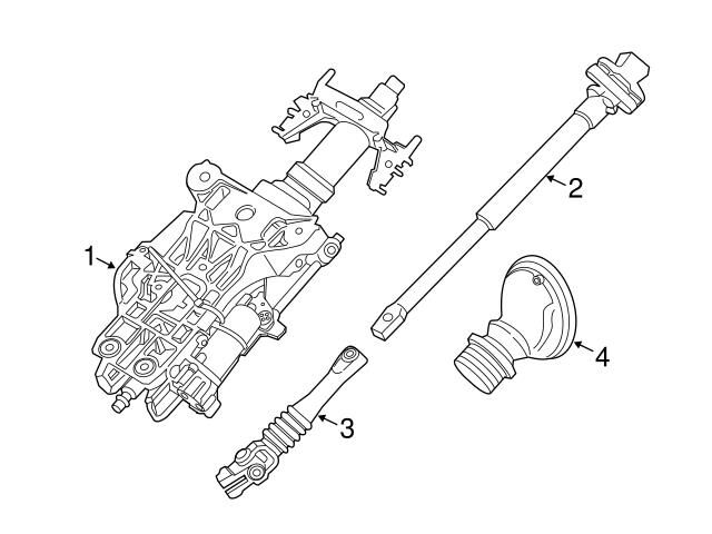 BMW-32306788156-DİREKSİYON MAVSALI ALT F10
