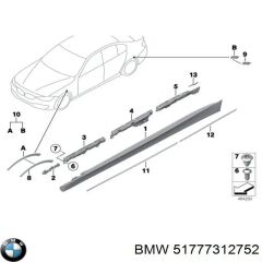 BMW-51777312752-MARŞBİYEL SPOYLERİ F30/R