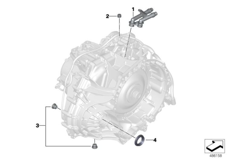 BMW-28008689821-ŞANZIMAN FLANŞ  HORTUM