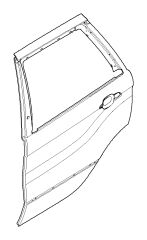 BMW-41007203982-KAPI ARKA F2/R