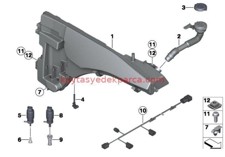 61677191000-7191000-BMW-SU FİSKİYE DEPOSU E71