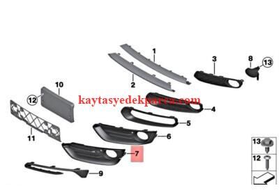 51117458358-7458358-BMW-TAMPON IZGARASI F22/F23 LCİ SAĞ