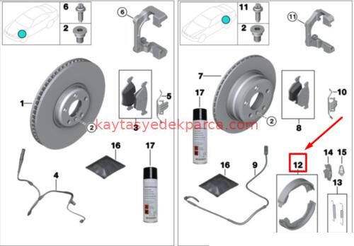 34416780041-6780041-BMW-EL FREN BALATASI