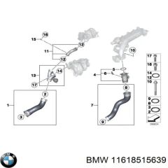 BMW-11618515639-İNTRCOLOR HORTUM