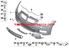 51118035799-8035799-BMW-ÇEKİ KAPAĞI ÖN E92 LCİ M TEKNİK