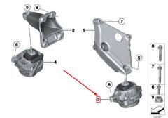 CRT-22116850481-MOTOR KULAĞI F25/L