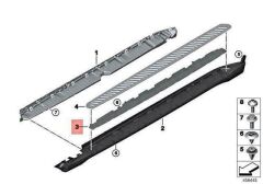 BMW-51777294383-MARŞBİYEL KAPLAMA İÇ BRAKETİ