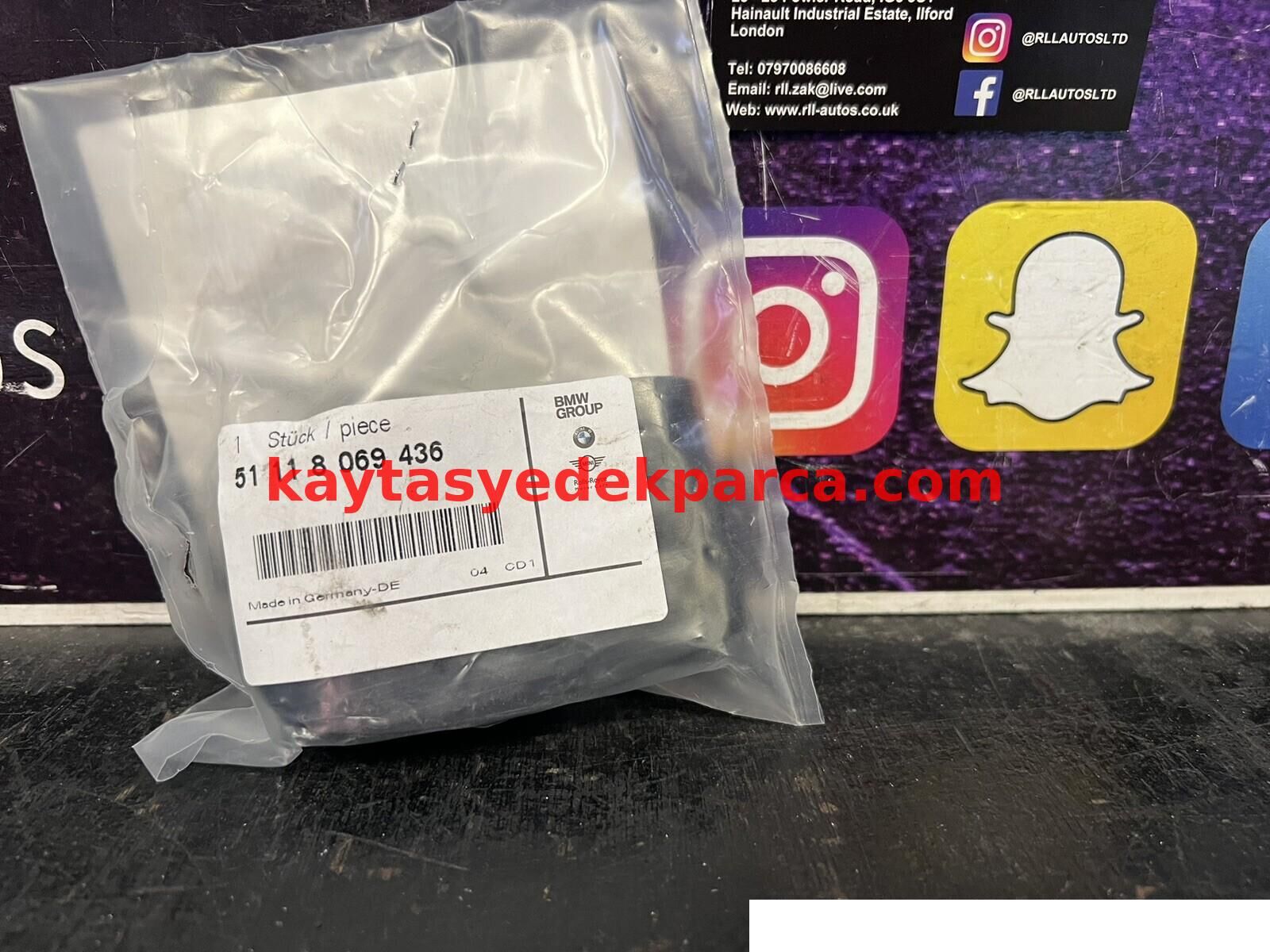 51118069436-8069436-BMW-TAMPON ÖN DEMİR BRAKETİ