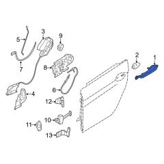BMW-51217231934-KAPI KOLU F10 KONFORLU GİRİŞ