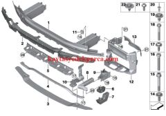 51118073505-8073505-BMW-TAMPON TRAVERS AYAK SOL