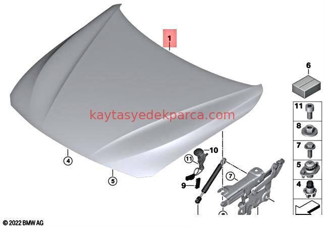 41007290944-7290944-BMW-MOTOR KAPUTU F30/F32