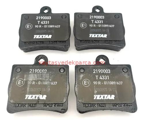 A0054201820-TEX-FREN BALATASI, W202 ARKA TEK PİM 21900