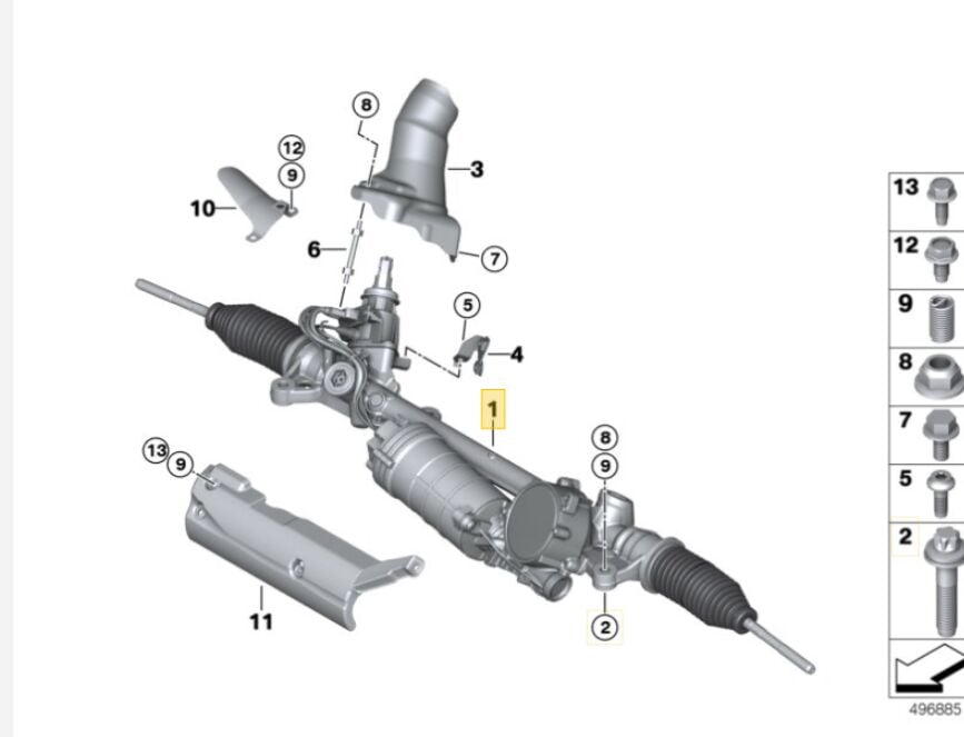 BMW-11658513575-VAKUM TÜPÜ