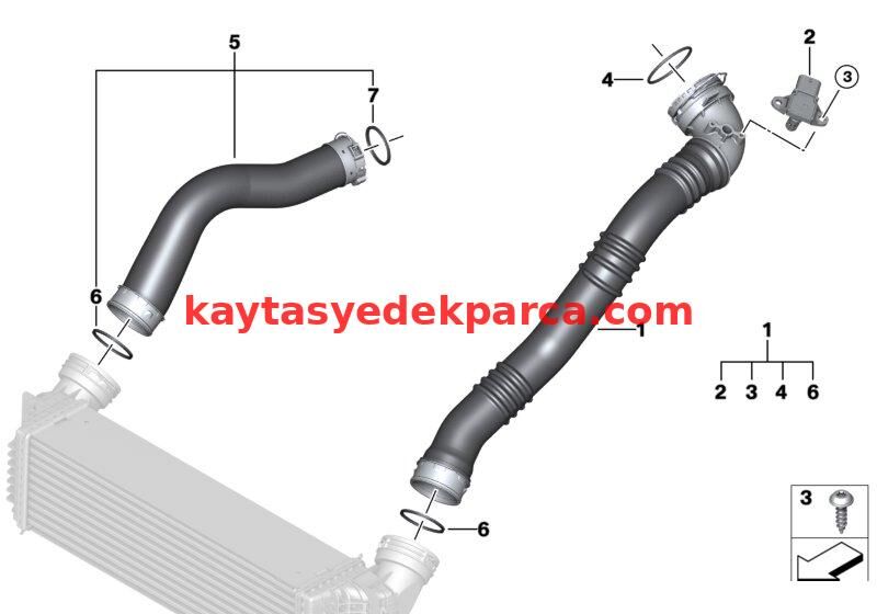 51129498266-9498266-BMW-TAMPON EKSOZ KAPAĞI SAĞ