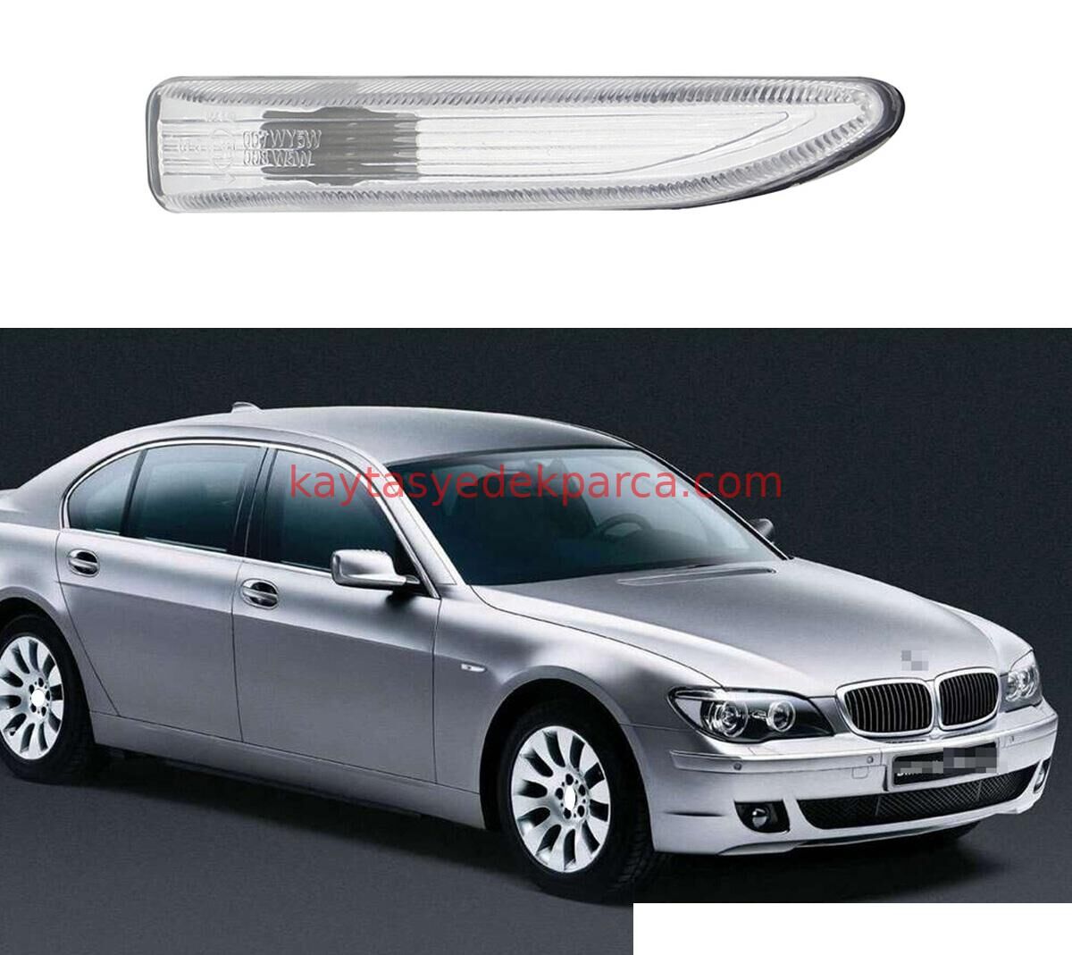 63137164758-7164758-BMW-ÇAMURLUK SİNYALİ E65/E66/E67/R BEYAZ