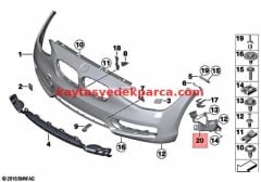 51717371740-7371740-BMW-SİS FAR İÇ AYAKA F20