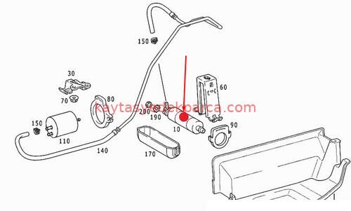 A0004707894-BSH-BENZİN POMPASI, M112-113 W220
