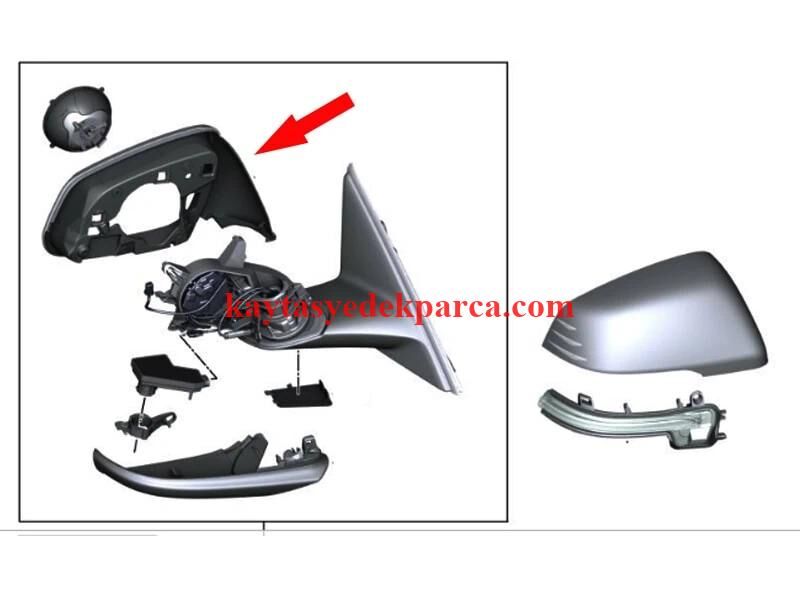 51169879144-9879144-BMW-AYNA ÇERÇEVESİ SAĞ F40