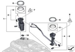 BMW-16111184427-DEPO AKTARMA HORTUM SETİ